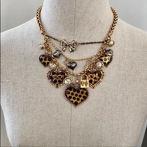 Betsey Johnson polka dot necklace